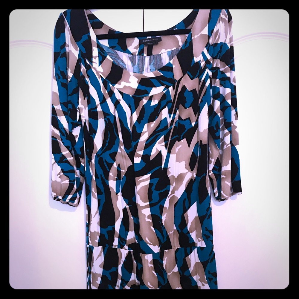 Comfortable cotton dress with 3/4 sleeve